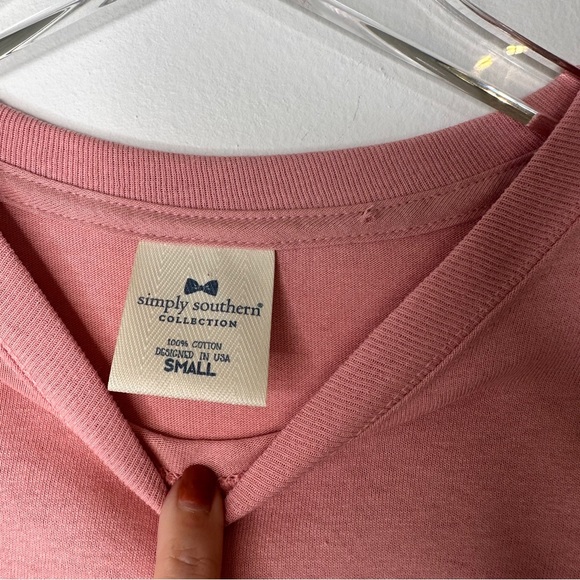 SIMPLY SOUTHERN BETTER DAYS MOUNTAINS LONG SLEEVE T-SHIRT Small - Picture 7 of 7